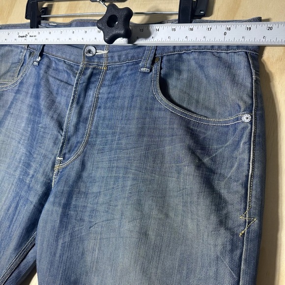 Levis 514 38X32 Men’s Slim Straight Jeans Blue Denim Stretch Button Pocket - Picture 5 of 14